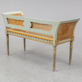 A 20th century Louis XVI-style bench.