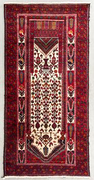 An old Turkmen carpet ca 181 x 98 cm.