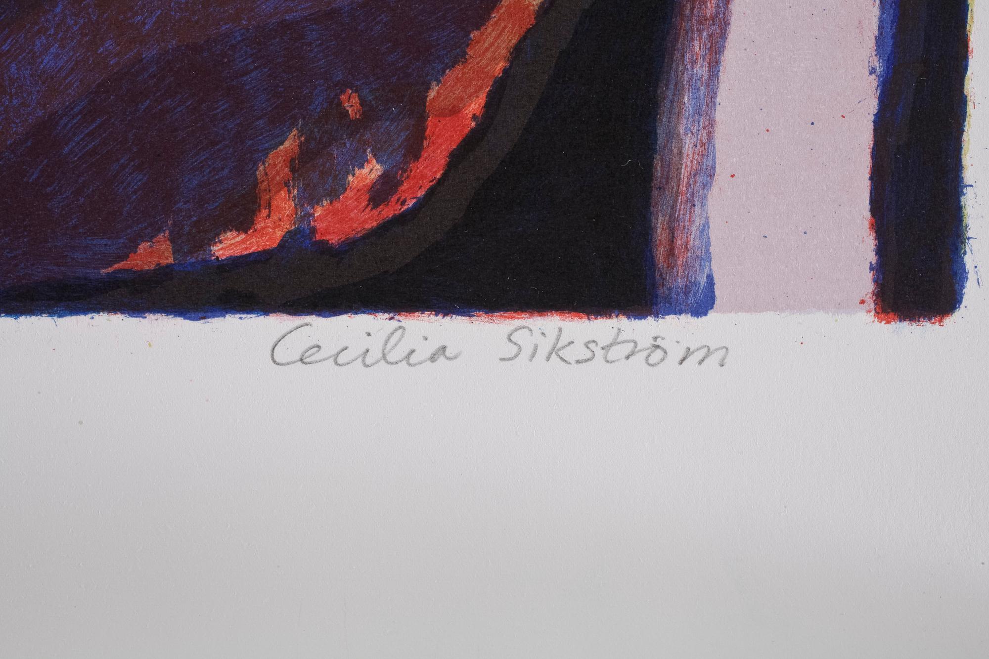 CECILIA SIKSTRÖM, färglitografi, signerad o numrerad ea IX/XX.