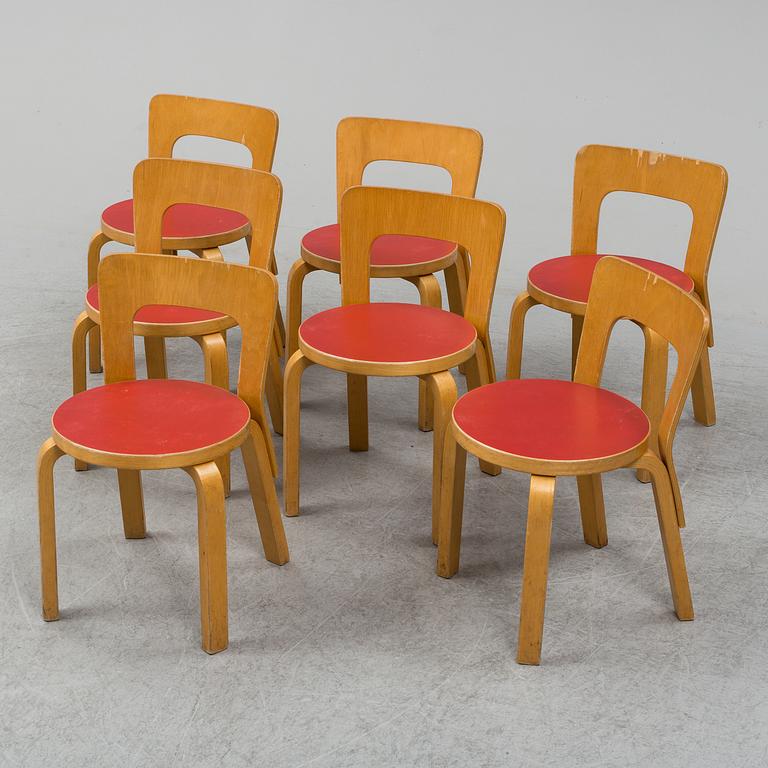 ALVAR AALTO , childrens furniture, 8 parts , Artek mid-1900s.