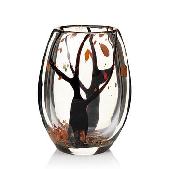 31. Vicke Lindstrand, an 'Autumn' (Höst) glass vase, Kosta glassworks, Sweden 1950-60s.