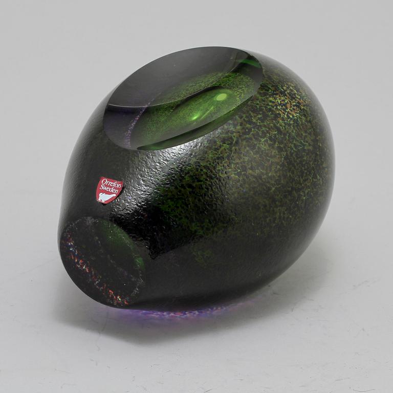 VAS, glas, Erika Lagerbielke, Orrefors, sent 1900-tal.