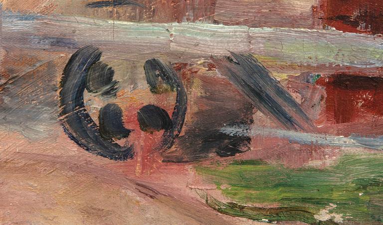 Gösta Sandels, oil on canvas, unsigned.