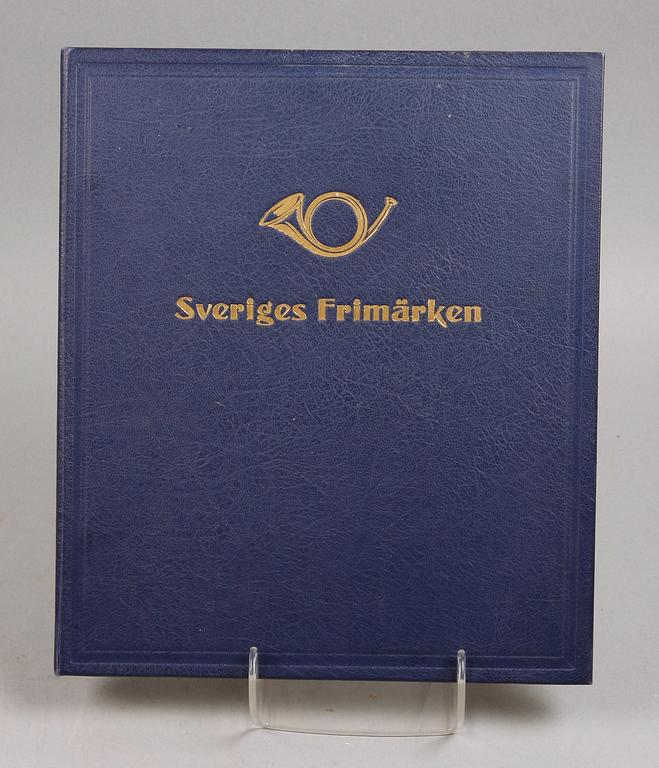 ALBUM MED FRIMÄRKEN, Sverige 1800-1900-tal.