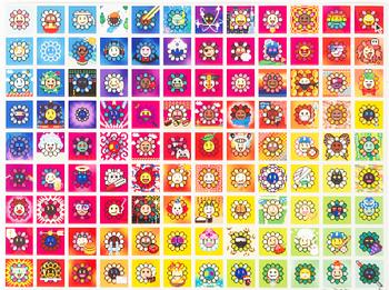 Takashi Murakami, "108 bonno murakami flowers".