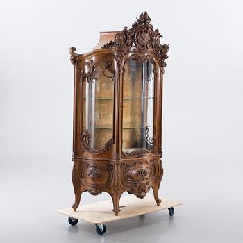 A  DISPLAY CABINET, late 19th century.