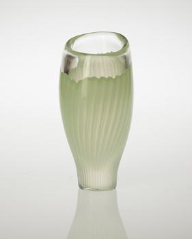 A Vicke Lindstrand glass vase, Kosta 1950's-60's.