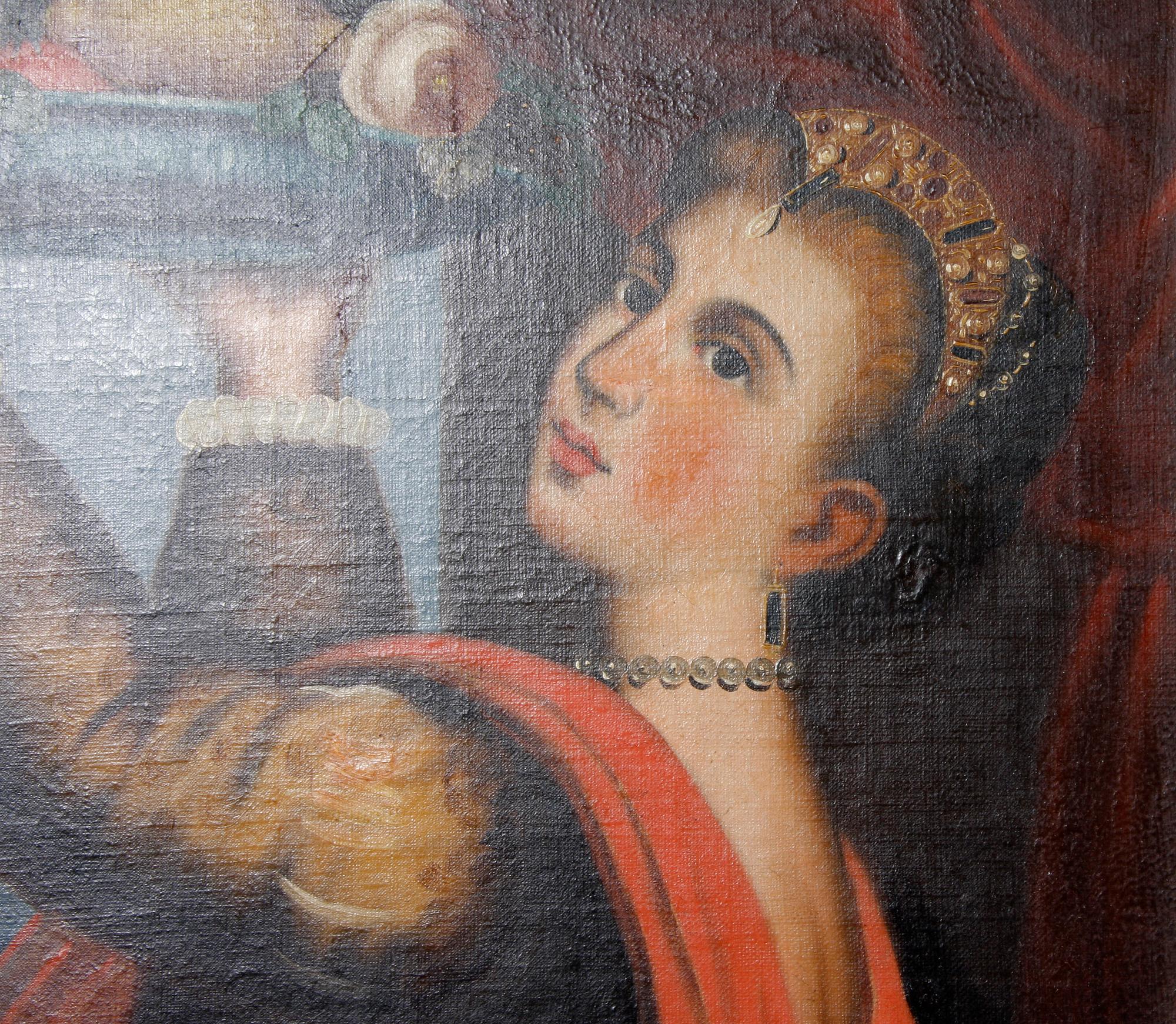 OKÄND KONSTNÄR, oljemålning, 17/1800-tal.