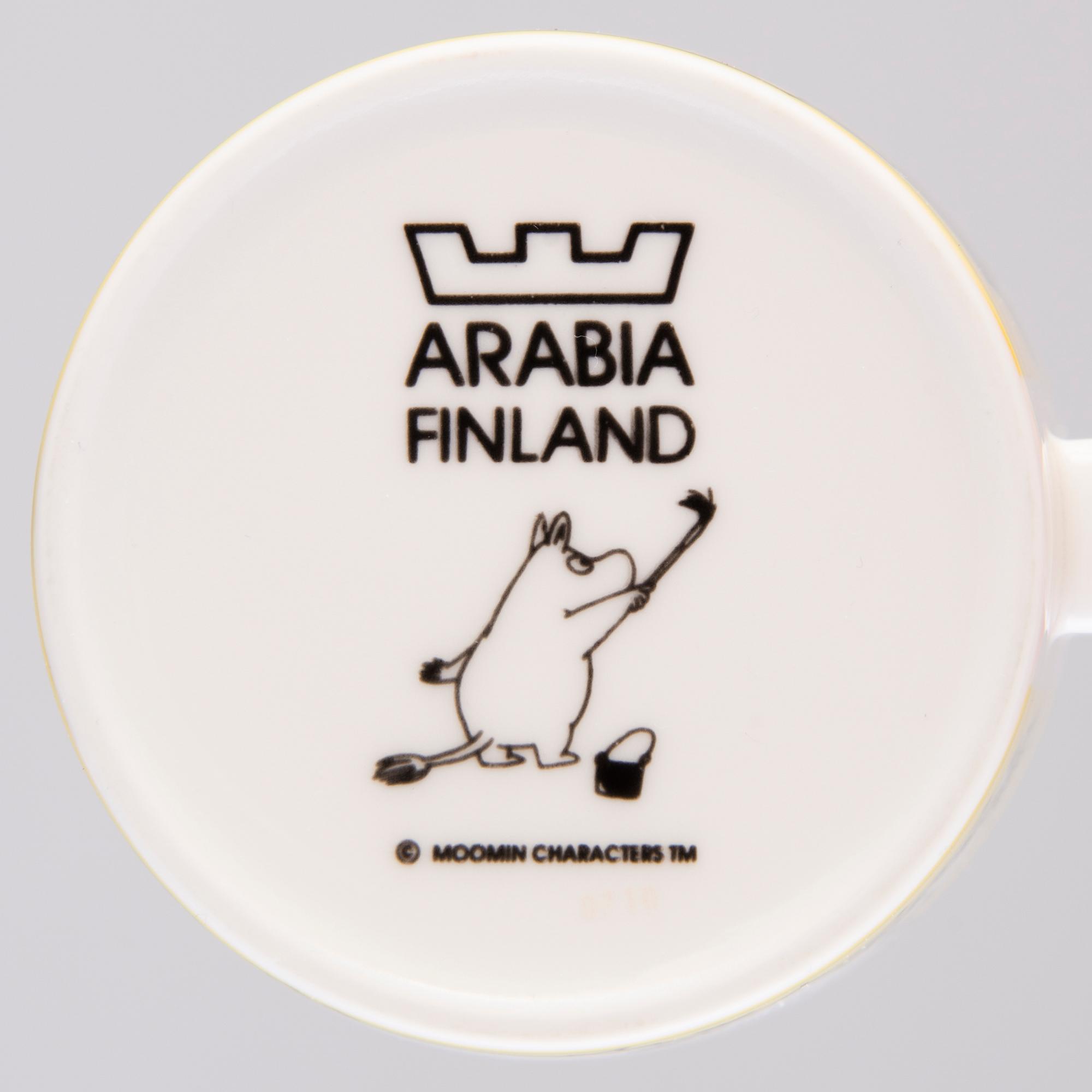 MUMINMUGGAR, 13 st, porslin, Moomin Characters, Arabia 1999-2017.