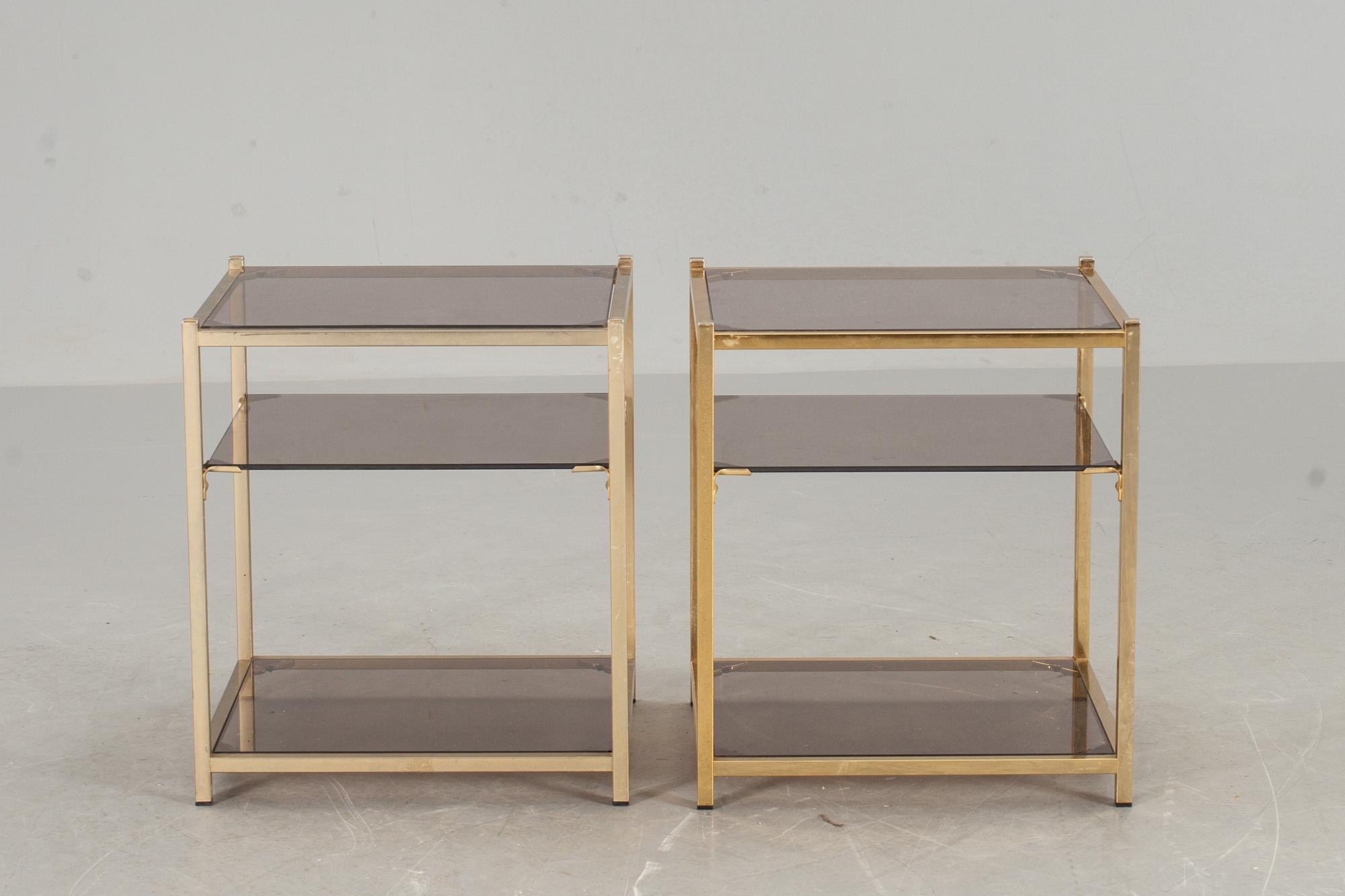 LAMPBORD, ett par, 1900-talets sista fjärdedel.