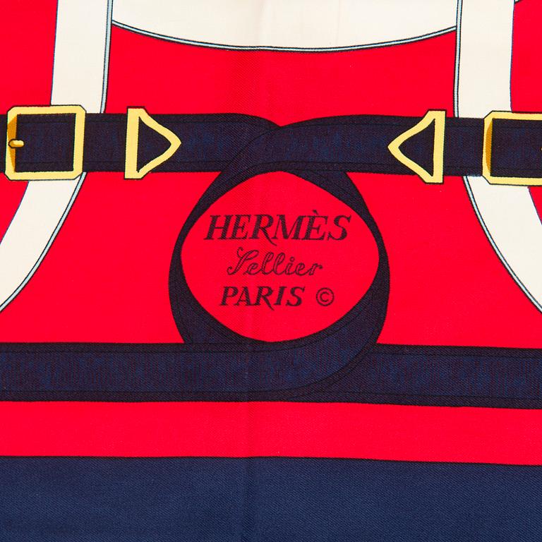 Hermès, scarf, "Eperon d'Or".