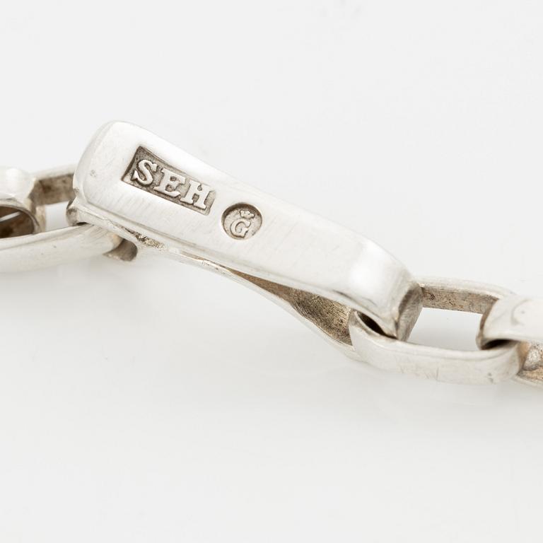 Sven-Erik Högberg, necklace, sterling silver, Gothenburg 1984.