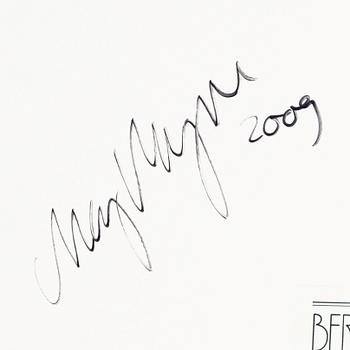 Magnus Magnusson, fotografi signerad och daterad 2009 a tergo.