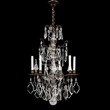 LJUSKRONA, barockstil, 1900-talets början. Höjd ca 85 cm.