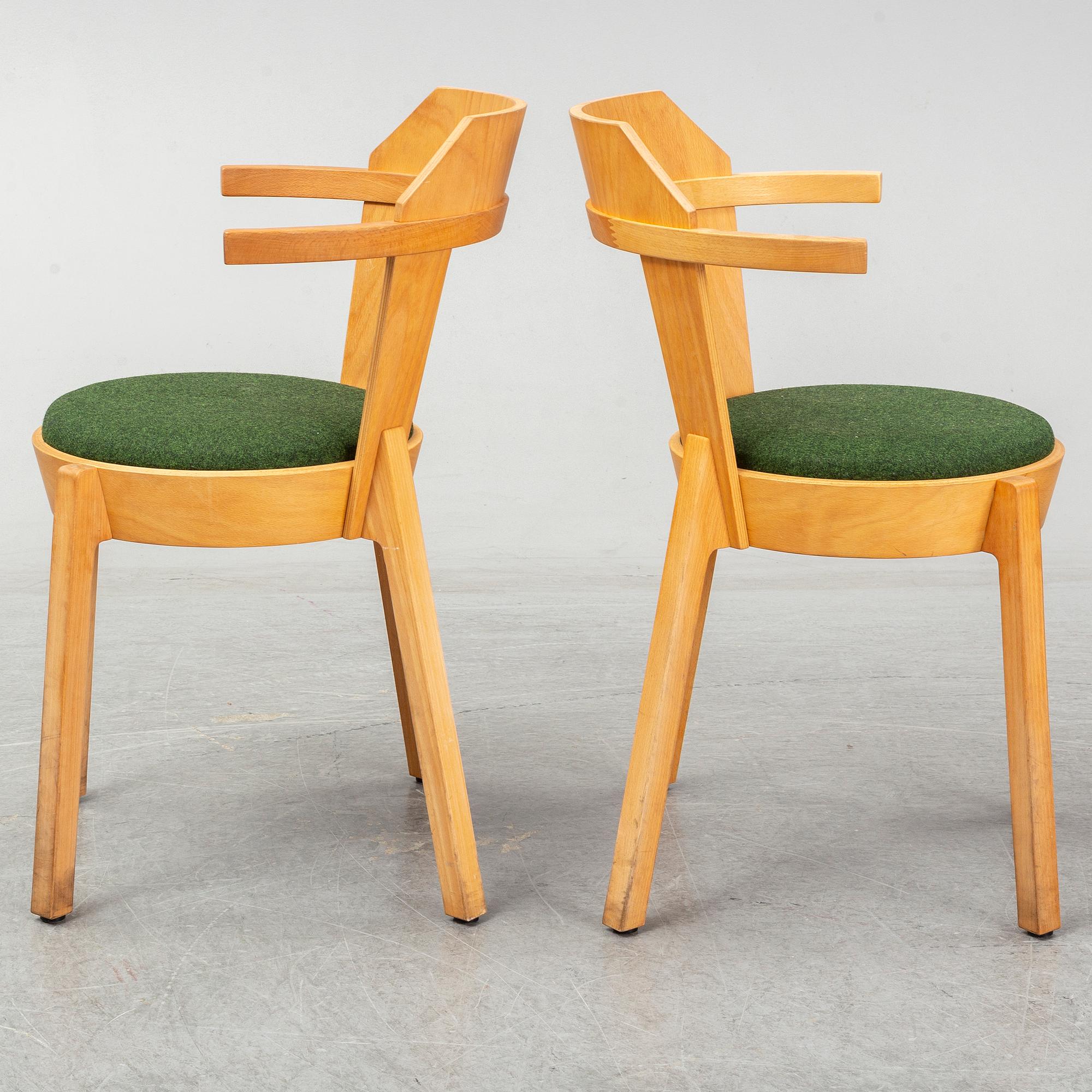 UGLYCUTE, eight 'Stalker' chairs, Woodstockholm.