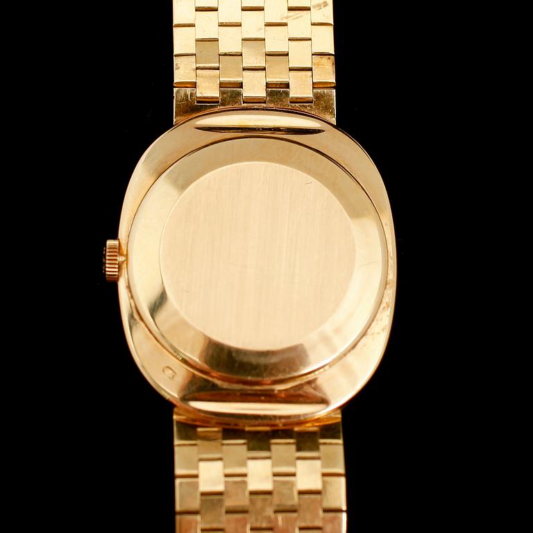 ARMBANDSUR, 18 k guld, Patek Philippe, Ellipse, Geneve. Vikt med urverk ca 64 gram.