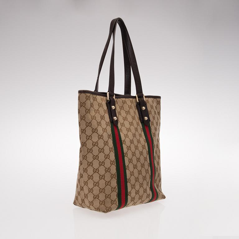 Guccissima Canvas Tote Bag.