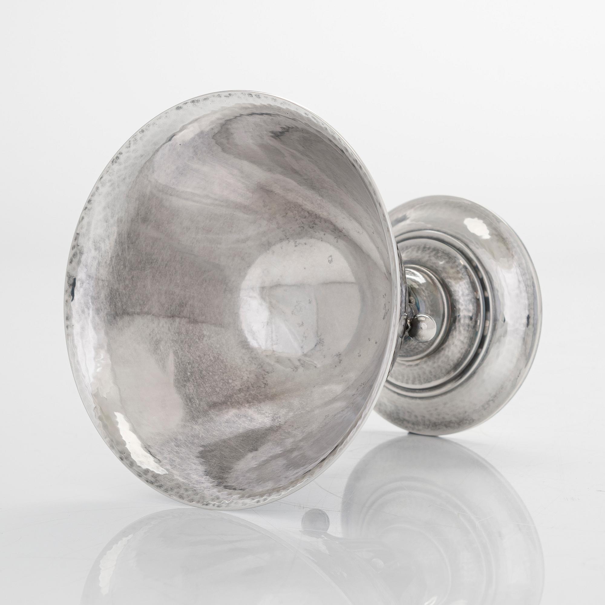 Johan Rohde, skål, sterlingsilver, modell 17A, för Georg Jensen, Köpenhamn.