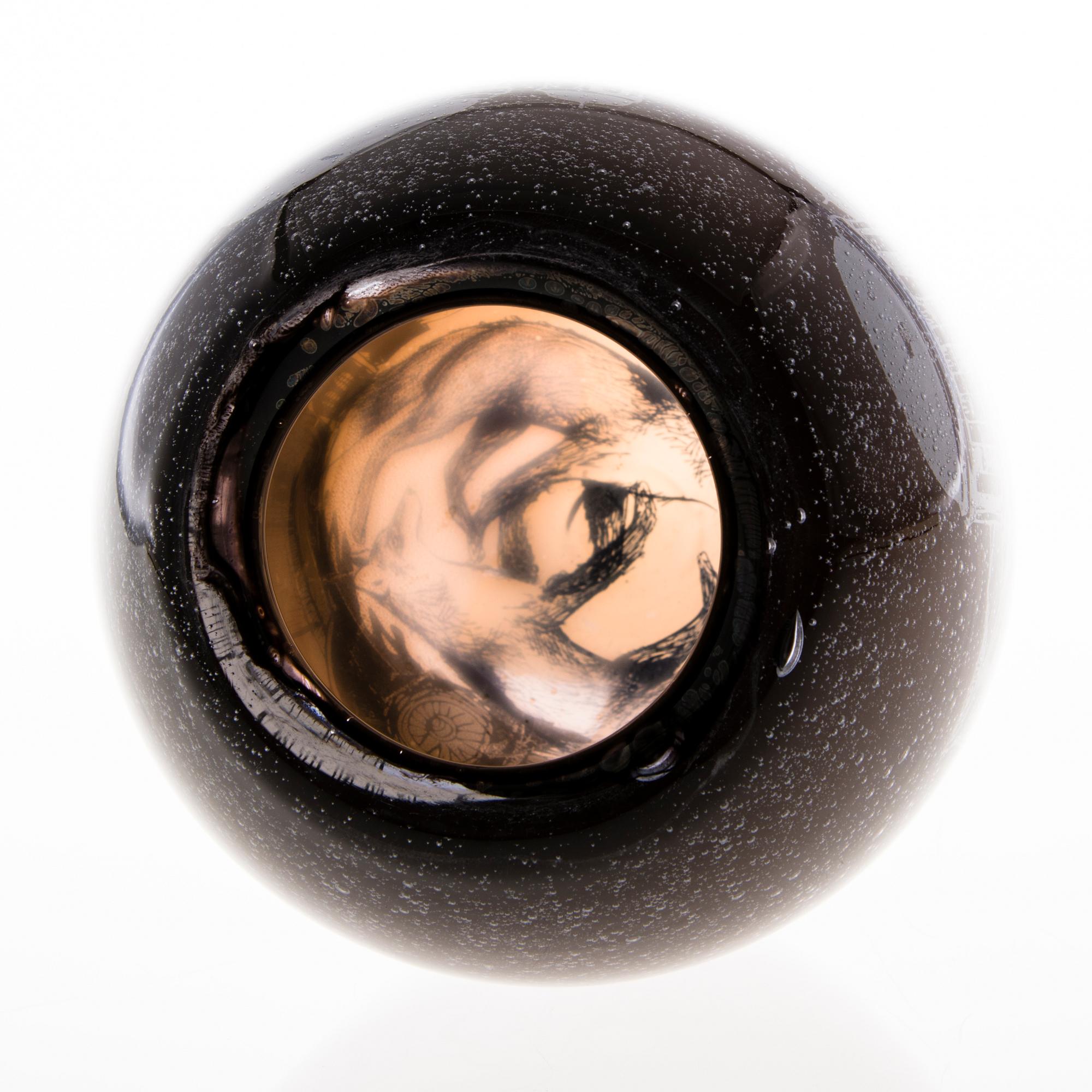 SINI MAJURI, glasskulptur, signerad Sini Majuri 2016.