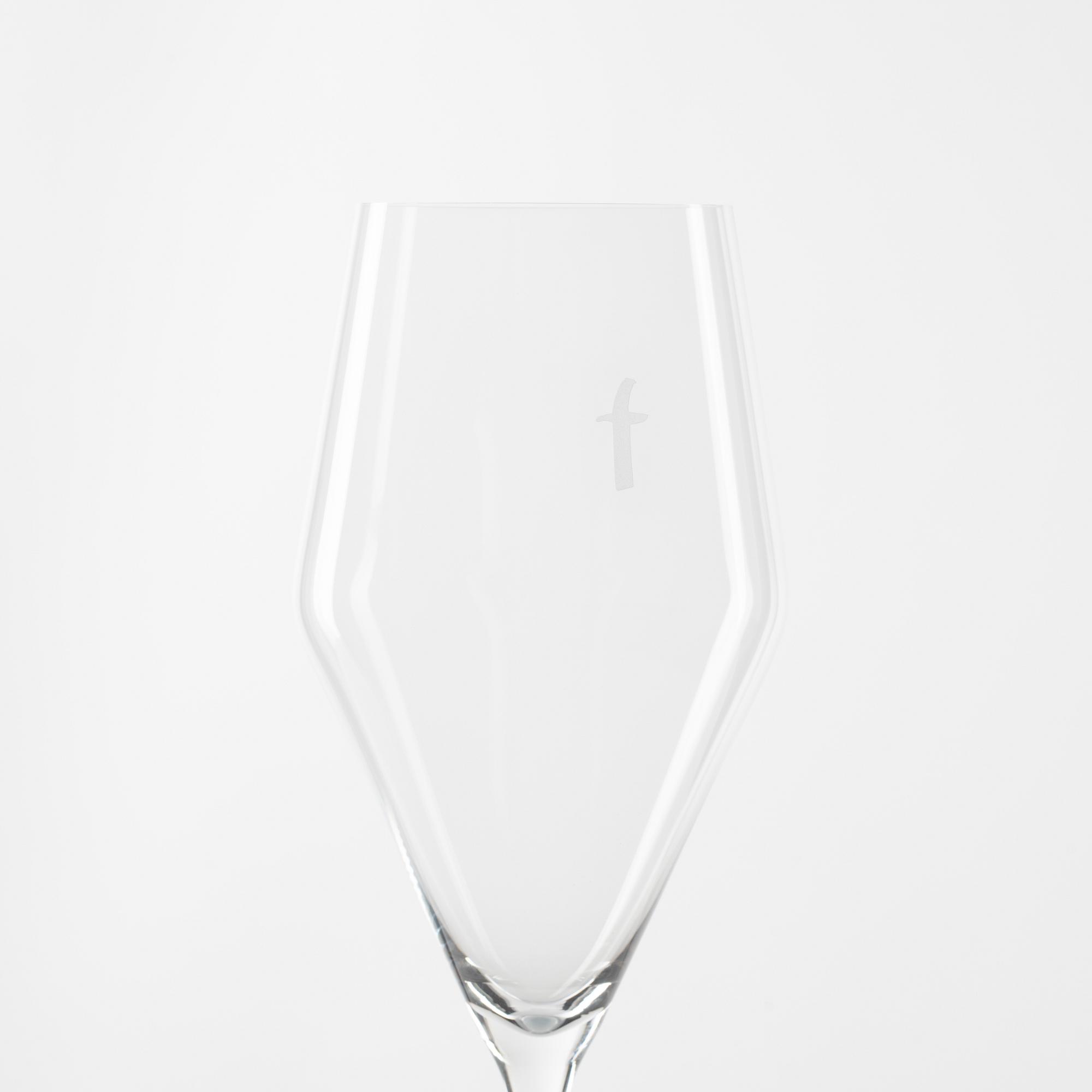 Hans Denk, champagneglas, 6 st, "Denk'Art", Zalto, Österrike.