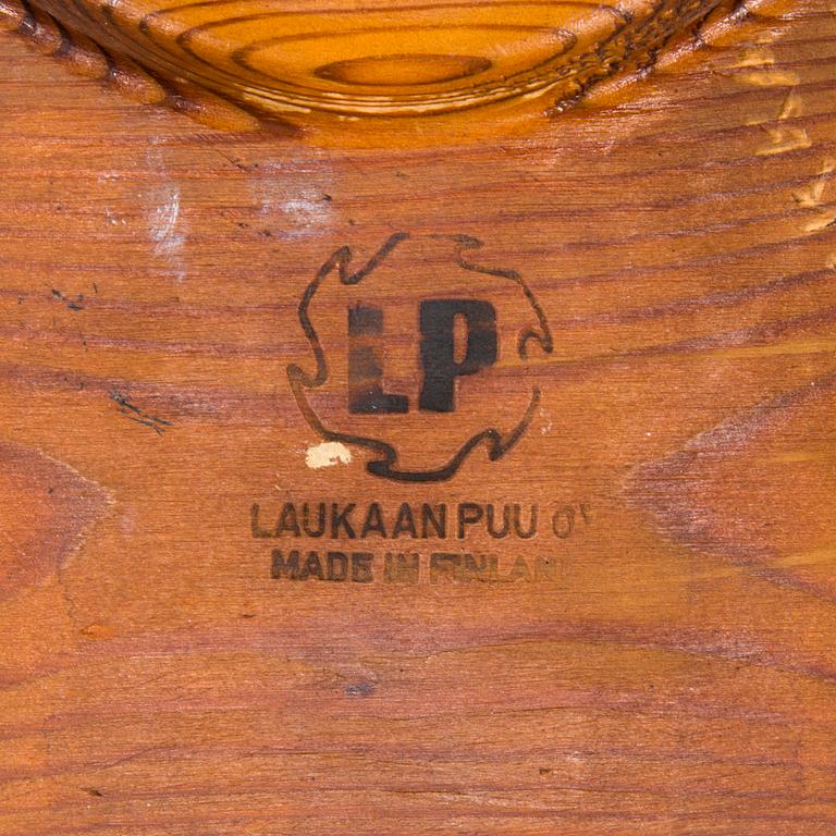 ILMARI TAPIOVAARA, a 1960/1970's 'Pirkka' stool for Laukaan Puu.