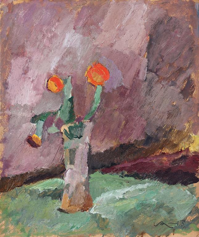 Valle Rosenberg, "Den röda blomman" (The Red Flower).