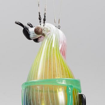Kjell Engman, skulptur, glas, unik, Kosta Boda, signerad.