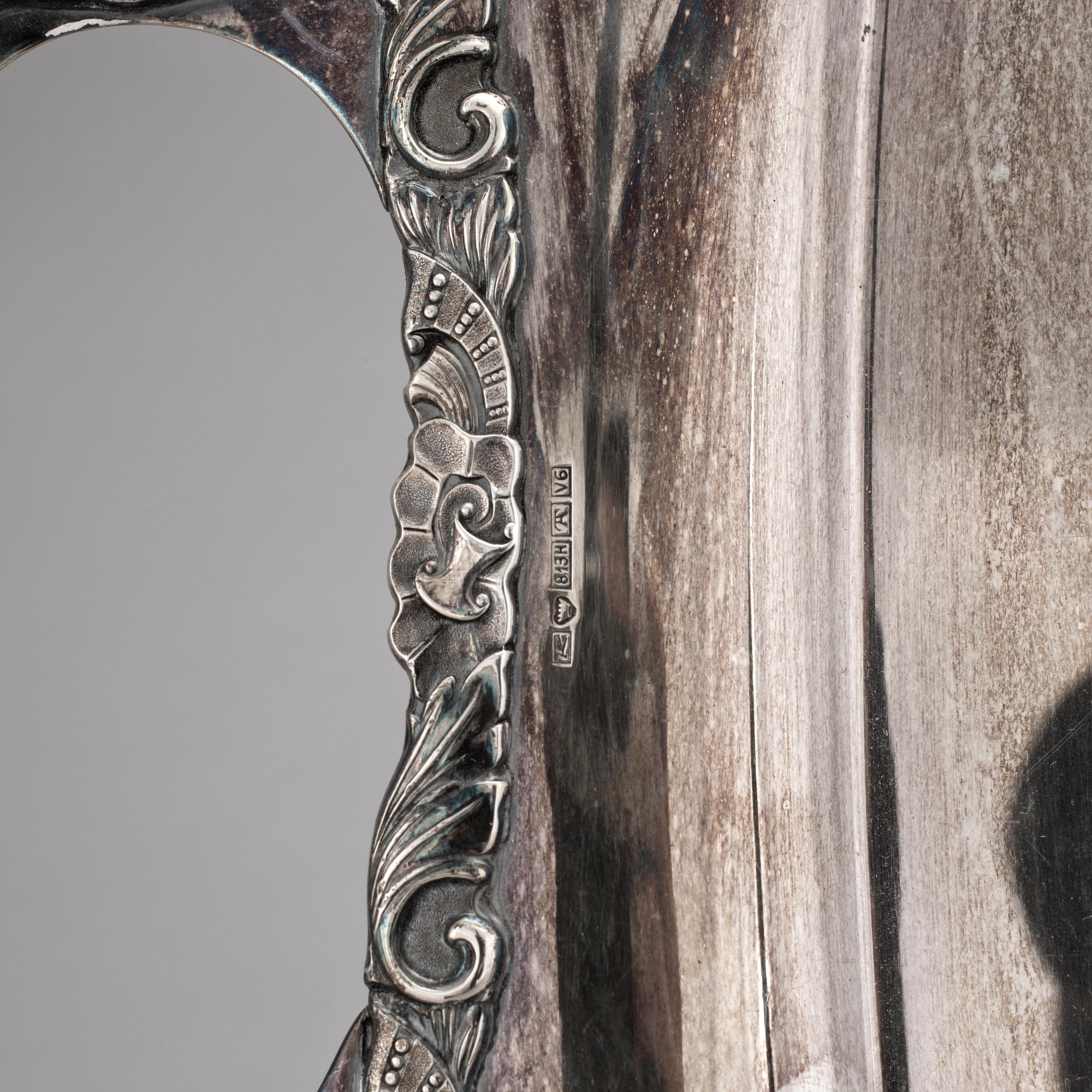 BRICKA, silver, Suomen Kultaseppä, Åbo, Finland, 1950. Vikt ca 1480 g.