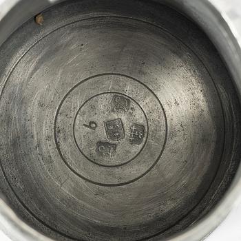 Measuring vessel, by Anders Falk, Köping, 1774.