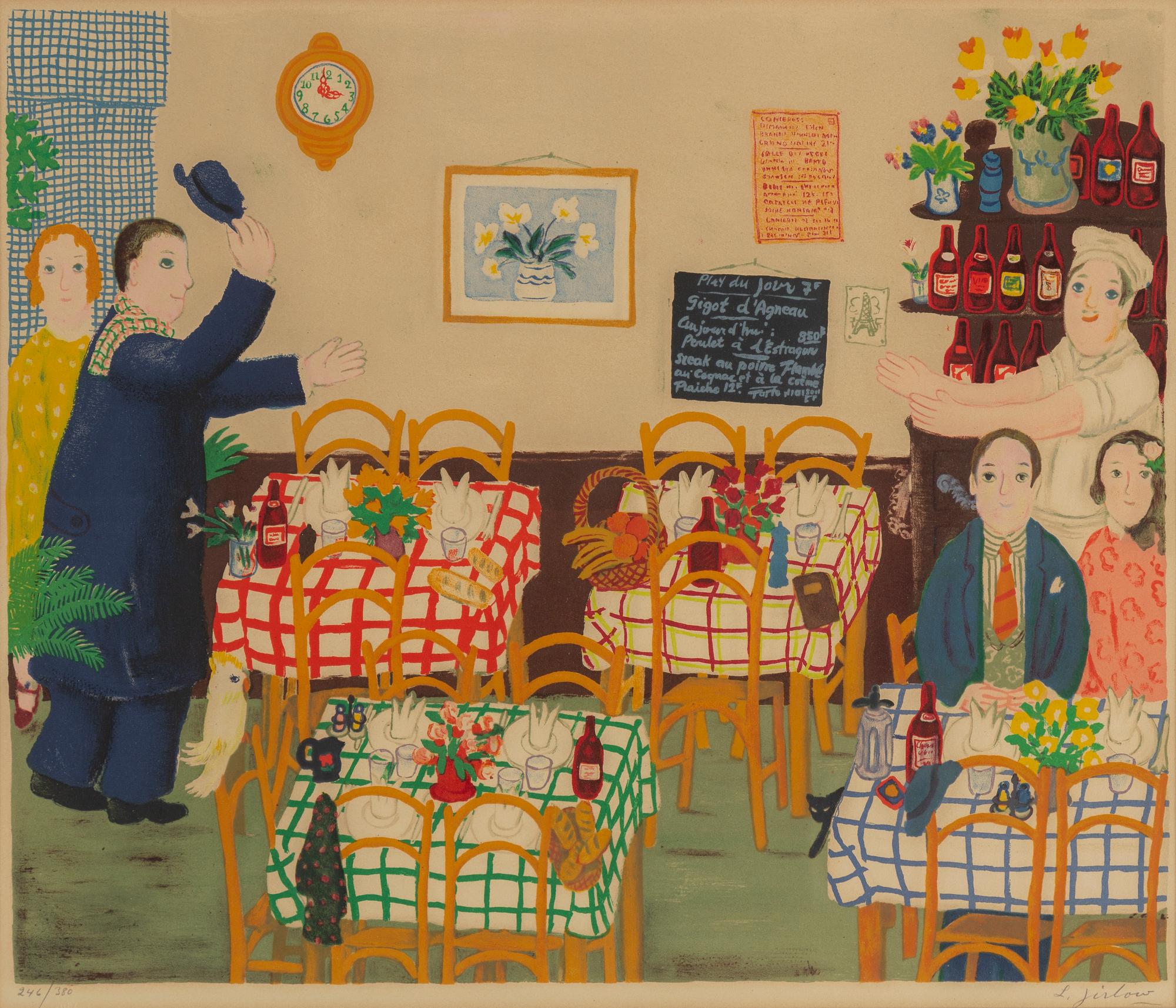 LENNART JIRLOW, lithograph in colours, 1975, signed 246/380.