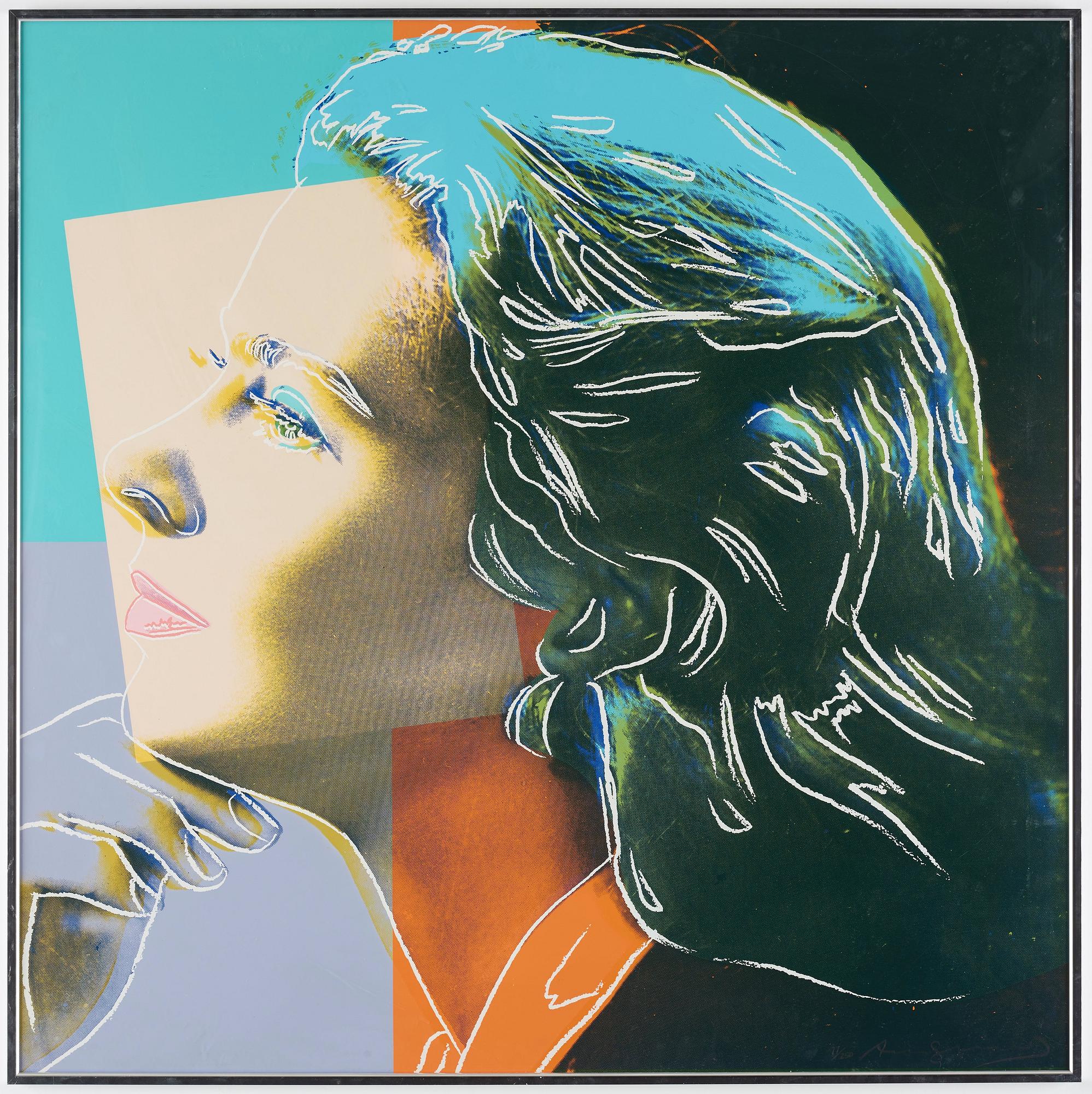 Andy Warhol, "Three portraits of Ingrid Bergman by Andy Warhol".