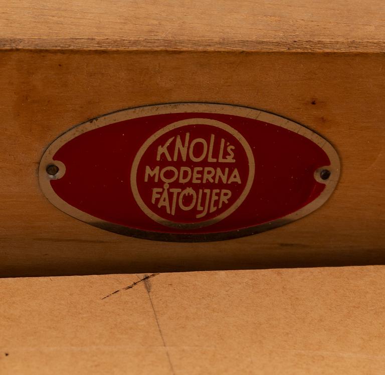 A birch rocking chair, Knoll, mid 20th century.