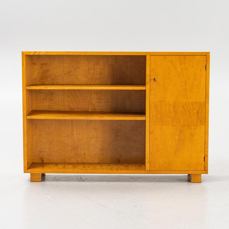 A birch bookcase, 1930's.