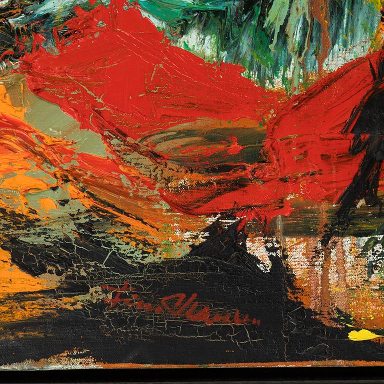 Finn Pedersen, olja på duk, signerad.