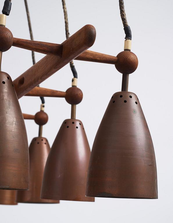 Hans-Agne Jakobsson, attributed, a ceiling lamp, Hans Agne Jakobsson AB, Markaryd, Sweden 1950s.