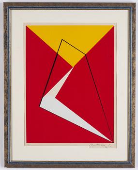 Richard Mortensen, seriegrafi, signerad 62/100.