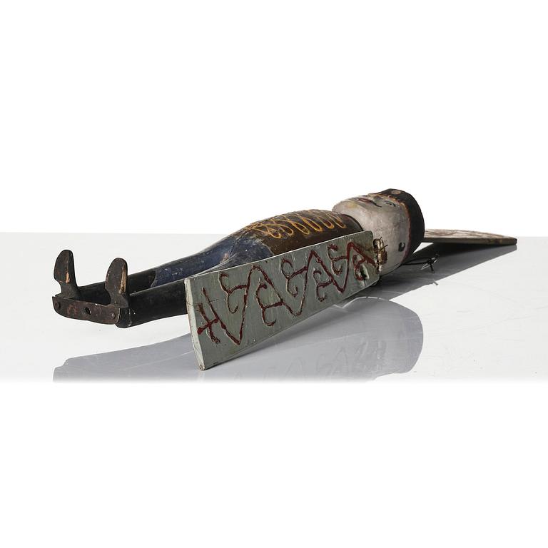 A Swedish folk-art weathervane, 19th century.
