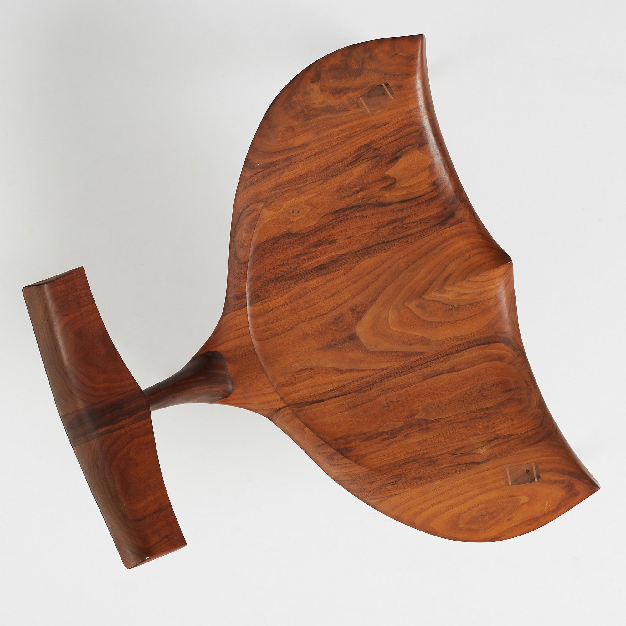 Morten Stenbæk, a "Whale Chair", No. 17, his own studio, Denmark, 2018.
