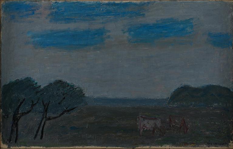 PÄR LINDBLAD, olja på duk, signerad.