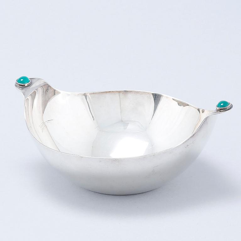 A silver bowl for C.G Hallberg, Stockholm, 1961.