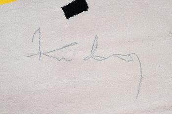 Wassily Kandinsky, efter. Matta, tuftad, "Small Worlds I",  Ege Art Line, Ege Axminster, Danmark, 1988, ca 330 x 245 cm.