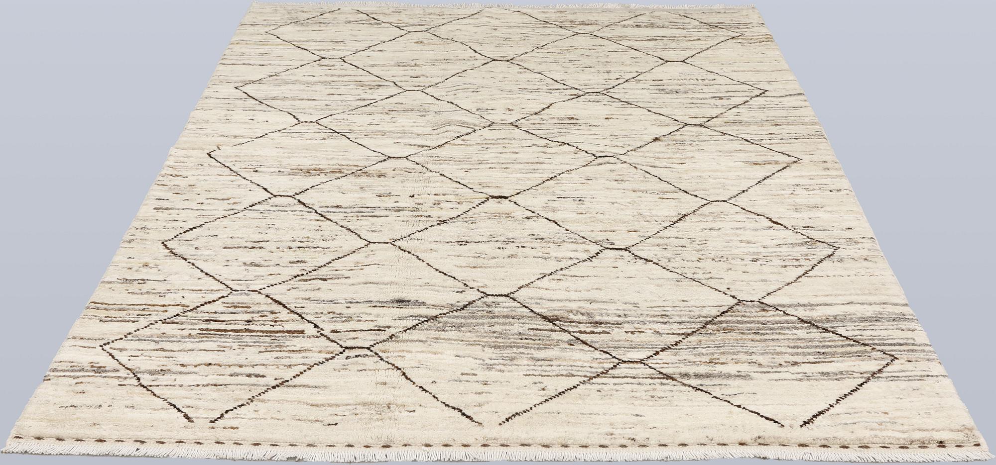 A Moroccan-design carpet, c. 205 x 145 cm.
