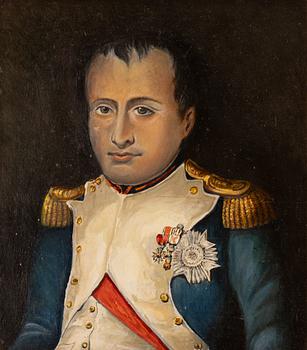 Unidentified artist, Portrait depicting Napoleon Bonaparte, 19th century.