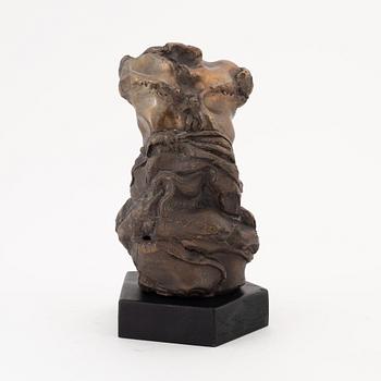 Wieslaw Janasz, a bronze sculpture, signed on wooden base.