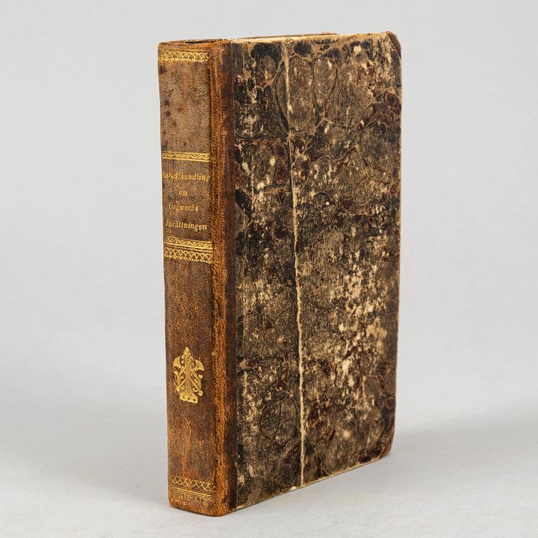 Dissertation about Musical instruments, esp. organs, 1773.