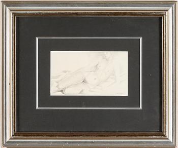 Axel Olson · AXEL OLSON, teckning, signerad och daterad 23/9 1933.