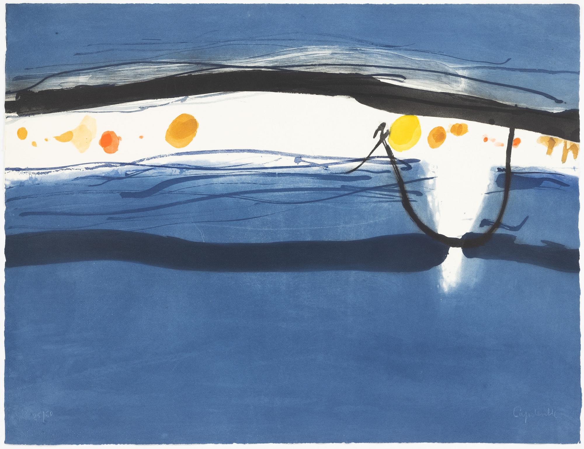 Jean Capdeville, color lithograph, signed and numbered 25/50.