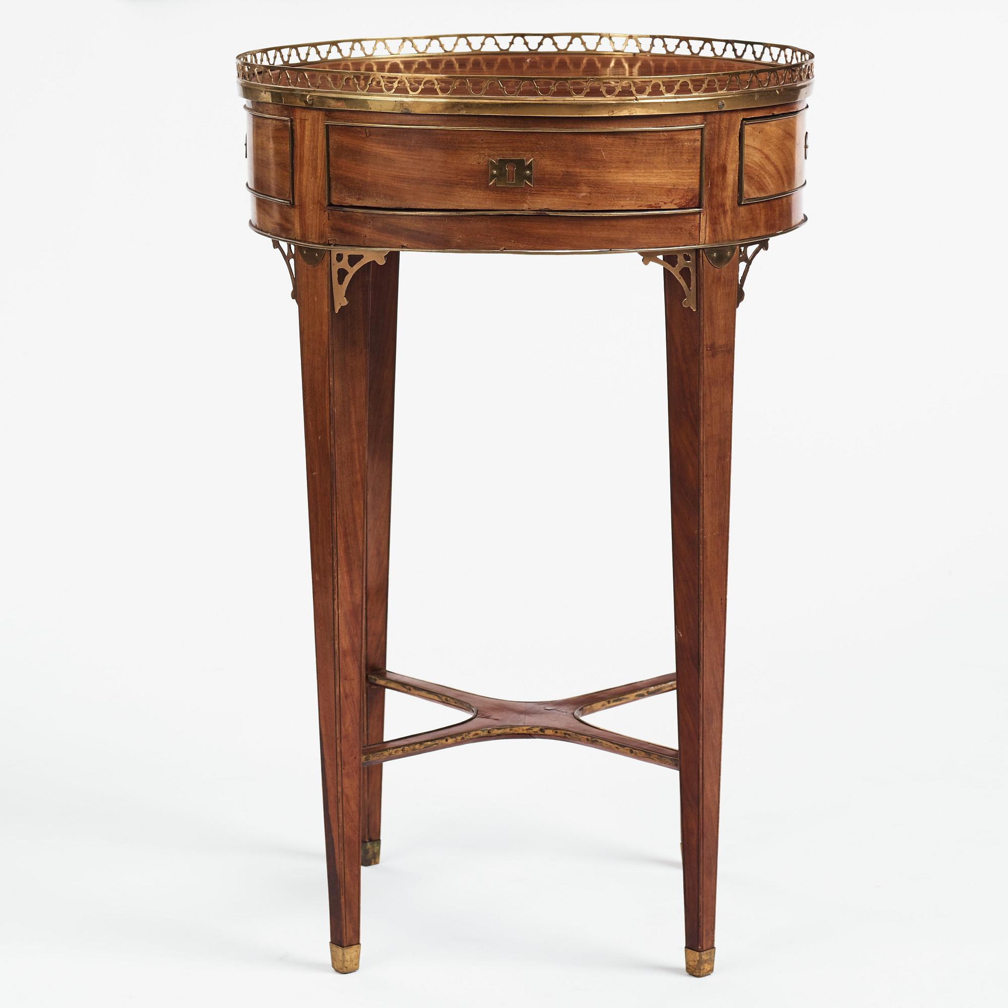 Bord, tillskrivet Carl Diedric Fick (mästare 1776-1806 i Stockholm), Sengustavianskt.