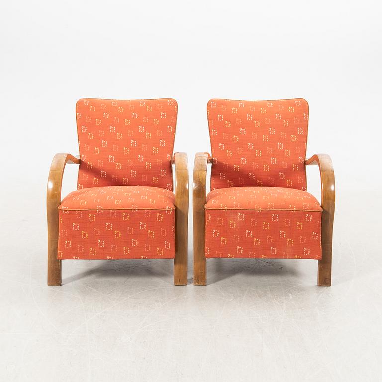 Fåtöljer, ett par, 1940-tal.