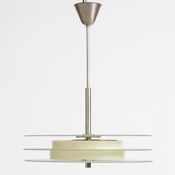 Harald Notini, a ceiling lamp model 10307, Arvid Böhlmarks Lampfabrik, Stockholm, 1930s.